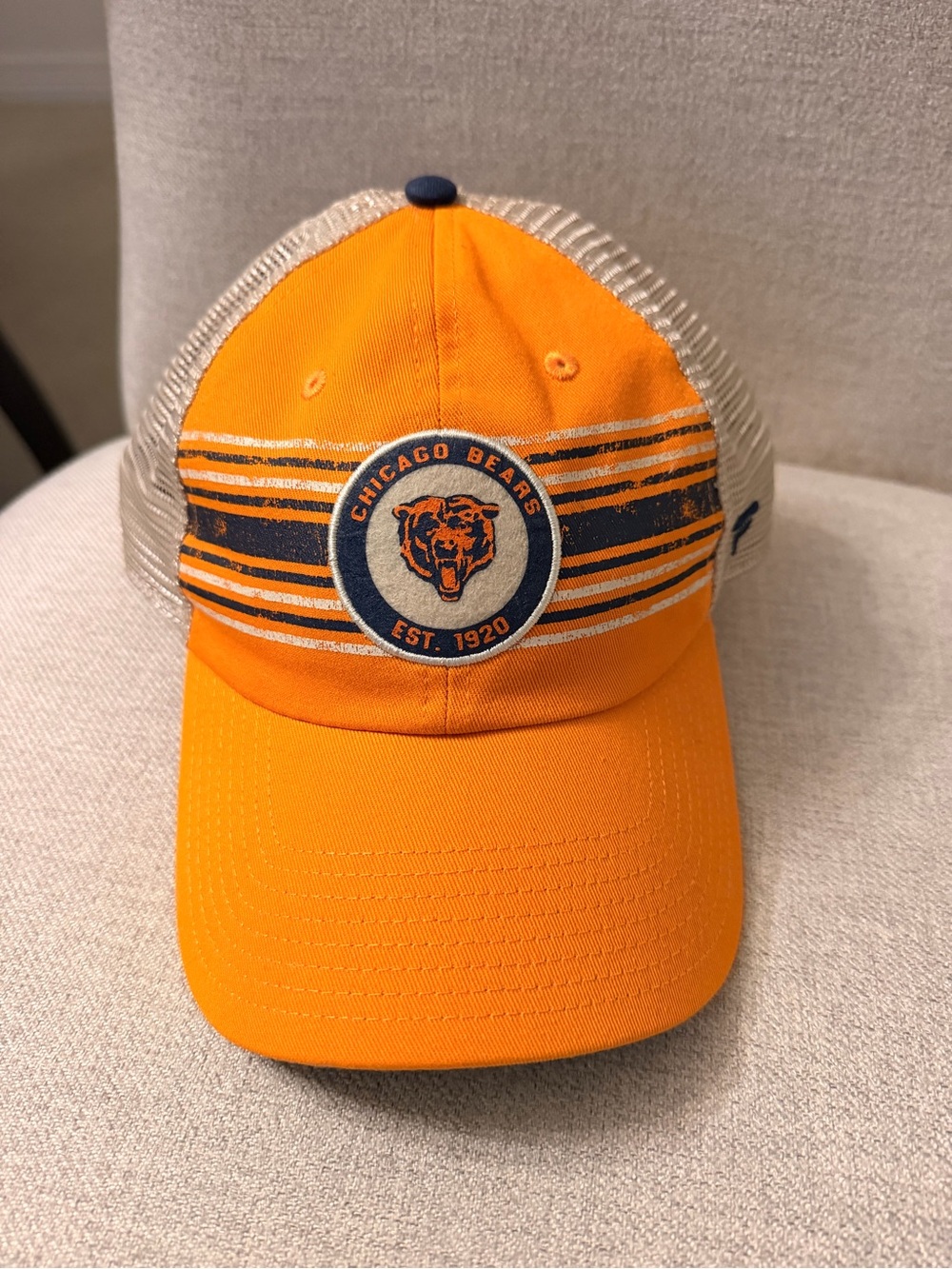 Men’s Fanatics Orange Chicago Bears True Classic SnapBack Hat